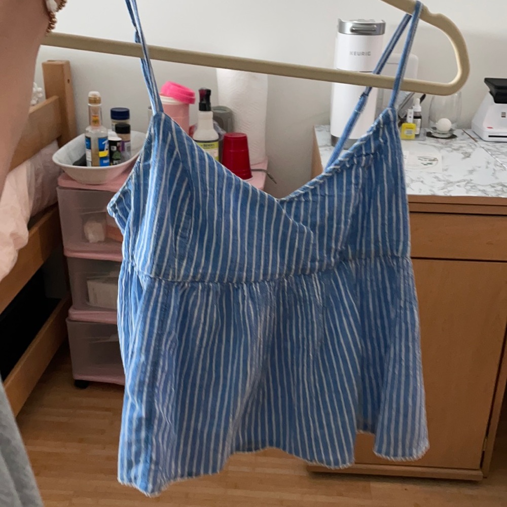 Top with tie open back